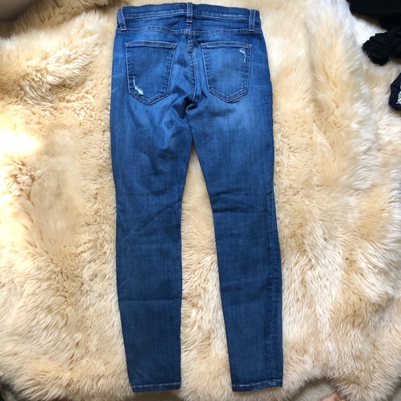 Current Elliott Stiletto Destroyed Skinny jeans 25 - Picture 6 of 8